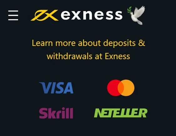 Making the First Exness Deposit