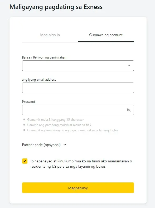 Exness Account Verification Process